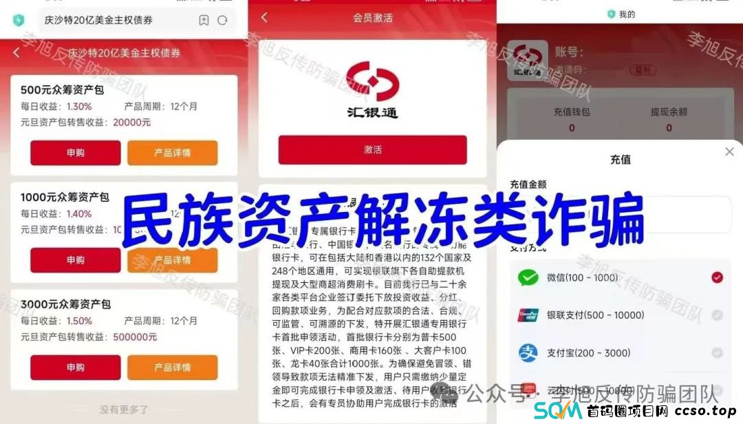 骗子开工集体结算了！进来必套牢！警惕以下13个项目扎堆坑钱，涉嫌诈骗、传销、非法集资！