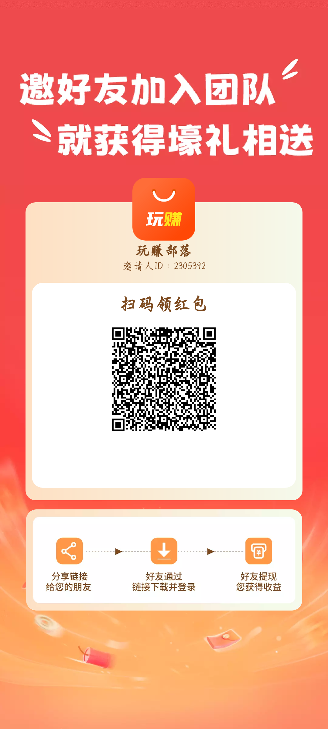 玩赚部落，0撸赚米项目，推广更香