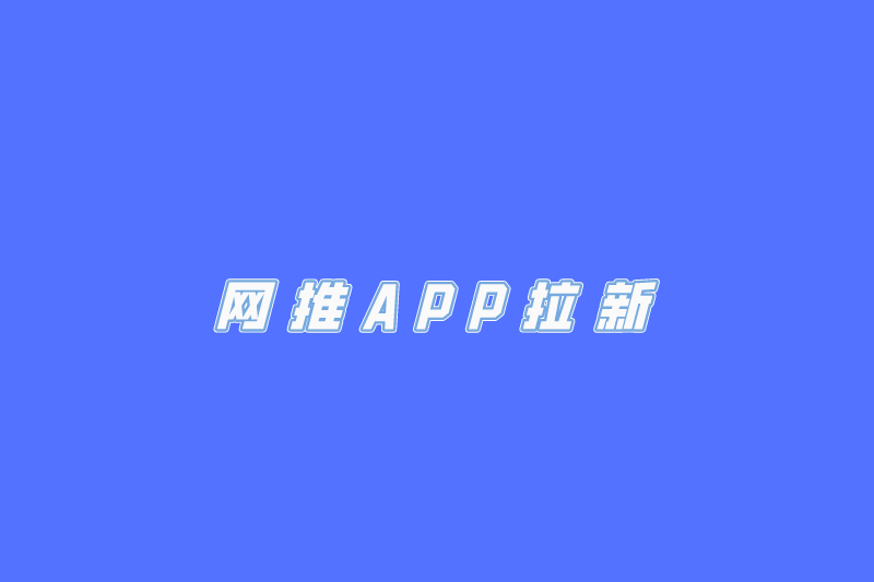 网推APP拉新