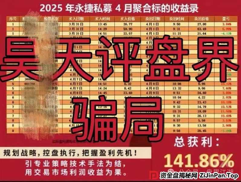 永捷私募的钱能退回来吗？永捷私募股票跟单资金盘骗局，即将崩盘跑路，远离！