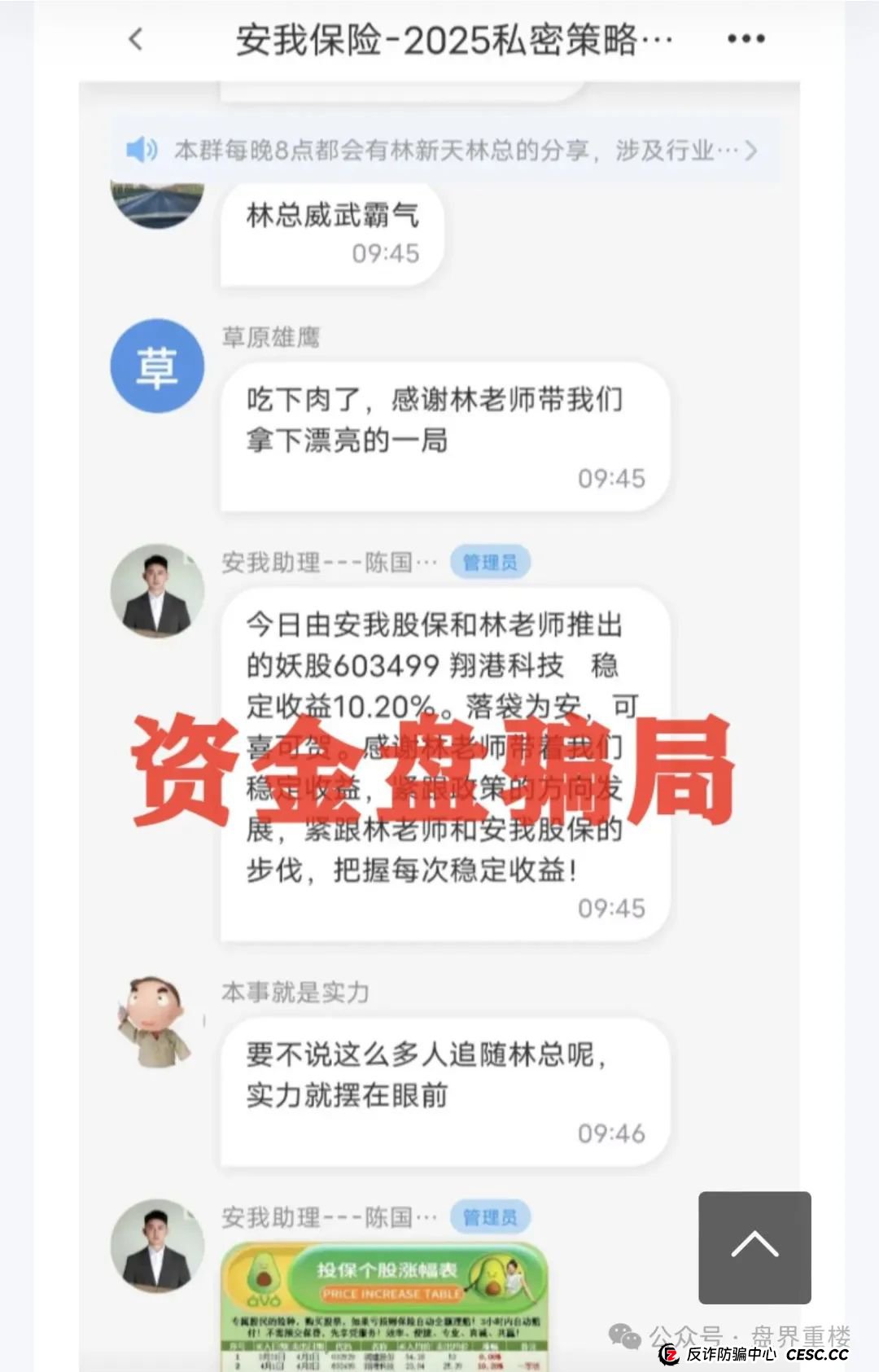 安我股保股票跟单类的资金盘骗局，即将崩盘，马上撤离！